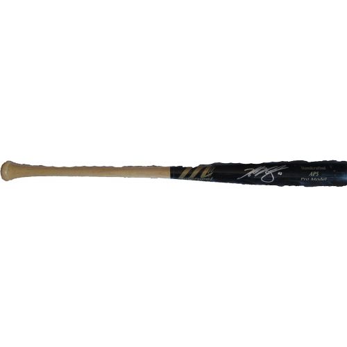  Authentic_Memorabilia Hunter Renfroe Autographed Game Used Marucci Big Stick Bat W/PROOF, Picture of Hunter Signing For Us, PSA/DNA Authenticated