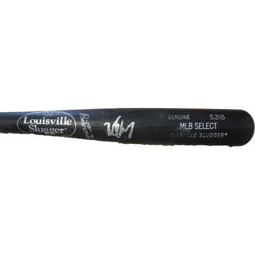  Authentic_Memorabilia Norichika Aoki Autographed Louisville Slugger Bat W/PROOF, Picture of Norichika Signing For Us, Kansas City Royals, Milwaukee Brewers, Team Japan, World Baseball Classic, Team Japa