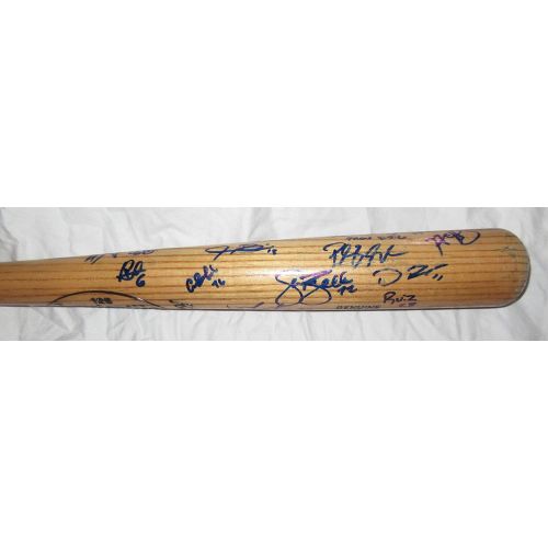  Authentic_Memorabilia 2019 Oakland As Team Autographed Louisville Slugger Bat W/PROOF, Pictures of the team Signing For Us, Oakland As, Oakland Athletics, 2019