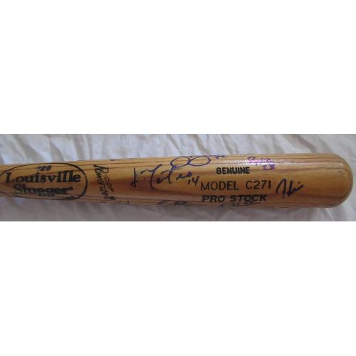  Authentic_Memorabilia 2019 Oakland As Team Autographed Louisville Slugger Bat W/PROOF, Pictures of the team Signing For Us, Oakland As, Oakland Athletics, 2019