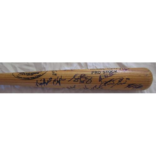  Authentic_Memorabilia 2019 Oakland As Team Autographed Louisville Slugger Bat W/PROOF, Pictures of the team Signing For Us, Oakland As, Oakland Athletics, 2019