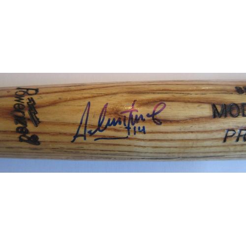  Authentic_Memorabilia Asdrubal Cabrera Autographed Game Used Louisville Slugger Bat W/PROOF, Picture of Asdrubal Signing For Us, PSA/DNA Authenticated, World Series Champion, All Star