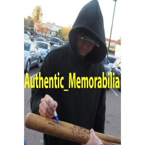  Authentic_Memorabilia Joey Bart Autographed Game Used Louisville Slugger Bat W/PROOF, Picture of Joey Signing For Us, PSA/DNA Authenticated, 2018 MLB Draft, Top Prospect