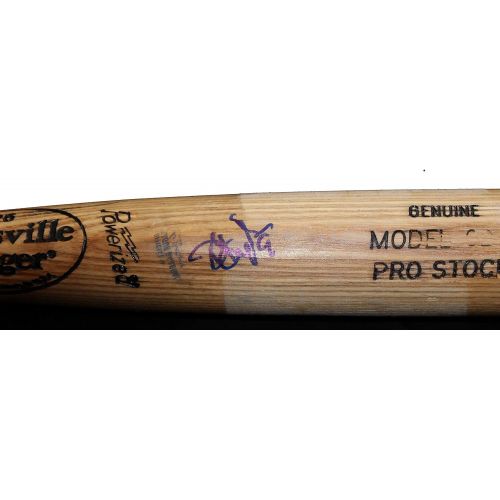  Authentic_Memorabilia Dee Gordon Autographed Game Used Louisville Slugger Bat W/PROOF, Picture of Dee Signing For Us, PSA/DNA Authenticated, All Star, Gold Glove