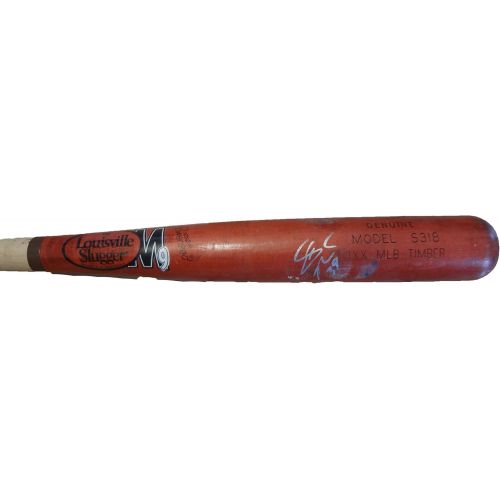  Authentic_Memorabilia Devin Mesoraco Autographed Louisville Slugger Bat W/PROOF, Picture of Devin Signing For Us, Cincinnati Reds, Top Prospect, Catcher