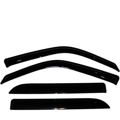  Auto Ventshade 94949 Original Ventvisor Side Window Deflector Dark Smoke, 4-Piece Set for 2001-2003 Ford F-150 SuperCrew, 2002-2003 Lincoln Blackwood