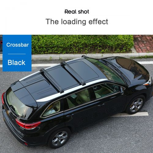  Auto 2pcs High Strength Aluminum Cross Bar Roof Rack Cargo Rail Rack Fit 2015 2016 2017 2018 Toyota Highlander