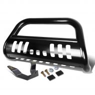 Auto Dynasty For Honda Pilot/Ridgeline 3 inches Black Bumper Push Bull Bar + Skid Plate + Relocation Kit