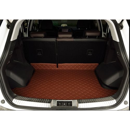  Auto Mall Custom Fit Full Covered Trunk Mats for Dodge Journey 7 Seats(Brown)