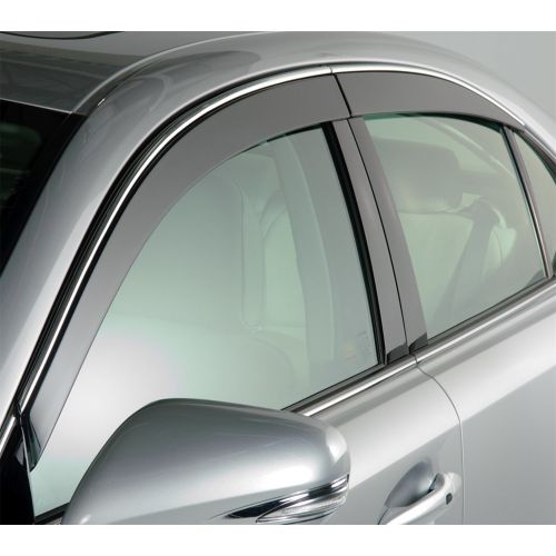  Auto Ventshade 794023 Low Profile Ventvisor Side Window Deflector with Chrome Trim, 4-Piece Set for 2013-2018 Nissan Altima