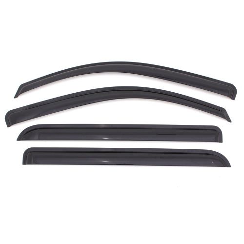  Auto Ventshade 94540 Original Ventvisor Side Window Deflector Dark Smoke, 4-Piece Set for 2011-2017 Jeep Compass