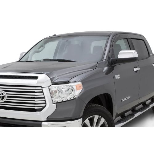  Auto Ventshade 994036-1G3 Color Match Low Profile Ventvisor Side Window Deflector, 4-Piece Set for 2016-2018 Toyota Tacoma Double Cab, Magnetic Grey Metallic