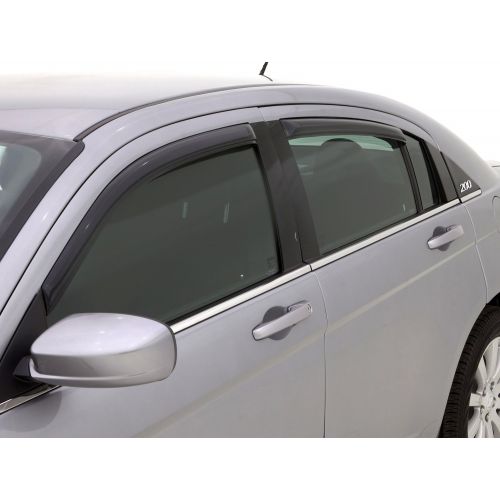  Auto Ventshade 194458 In-Channel Ventvisor Side Window Deflector, 4-Piece Set for 2007-2010 Chrysler Sebring, 2011-2014 Chrysler 200