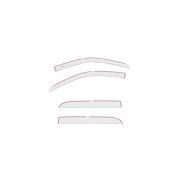 Auto Ventshade 994004-PW7 Color Match Low Profile Ventvisor Side Window Deflector, 4-Piece Set for 2015-2018 Dodge Ram 1500; 2019 Ram 1500 Classic | Fits Crew Cab in Bright White C