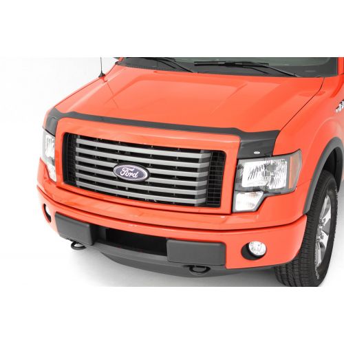  Auto Ventshade 322001 Aeroskin Flush Mount Dark Smoke Hood Protector for 2009-2014 Ford F-150