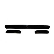 Auto Ventshade 45551 Bugflector Deluxe 3-Piece Dark Smoke Hood Shied for 1994-2001 Dodge Ram 1500, 1994-2002 Ram 2500 & 3500