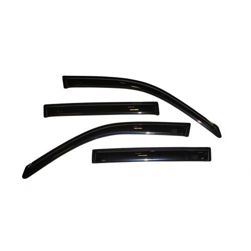  Auto Ventshade 94357 Original Ventvisor Side Window Deflector Dark Smoke, 4-Piece Set for 2001-2007 Toyota Highlander