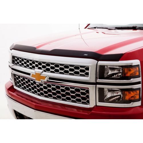  Auto Ventshade 377075 Aeroskin Matte Black Flush Mount Hood Protector for 2014-2018 GMC Sierra 1500