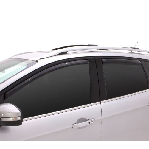  Auto Ventshade 194117 In-Channel Ventvisor Side Window Deflector, 4-Piece Set for 2006-2010 Jeep Commander