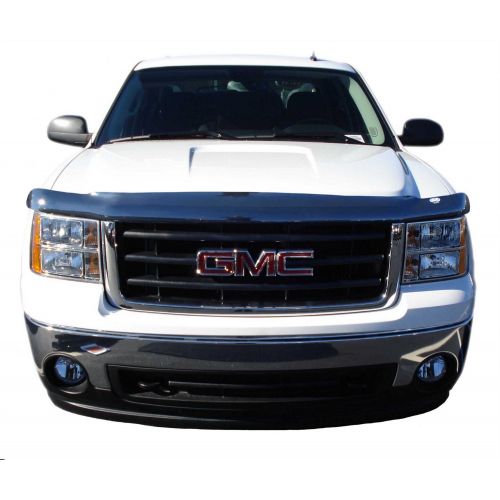  Auto Ventshade 25159 Bugflector II Dark Smoke Hood Shield for 2007-2013 GMC Sierra 1500, 2007-2010 Sierra 2500HD & 3500HD