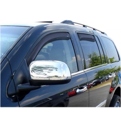  Auto Ventshade 194344 In-Channel Ventvisor Side Window Deflector, 4-Piece Set for 2004-2009 Dodge Durango, 2007-2009 Dodge Aspen