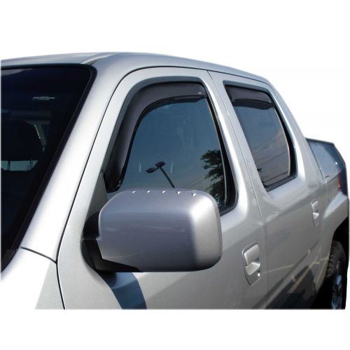  Auto Ventshade 194832 In-Channel Ventvisor Side Window Deflector, 4-Piece Set for 2006-2014 Honda Ridgeline