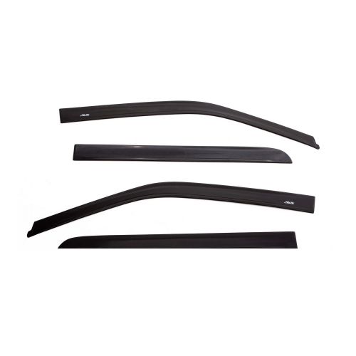  Auto Ventshade 774011 Low Profile Matte Black Ventvisor Side Window Deflector, 4-Piece Set for 2009-2014 Ford F-150 SuperCrew | Also fits 2011-2014 Raptor SuperCrew