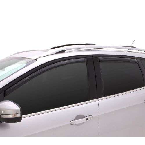  Auto Ventshade 194761 In-Channel Ventvisor Side Window Deflector, 4-Piece Set for 2007-2018 Toyota Tundra Double Cab