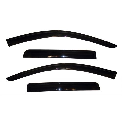  Auto Ventshade 94642 Original Ventvisor Side Window Deflector Dark Smoke, 4-Piece Set for 2011-2018 Mitsubishi Outlander