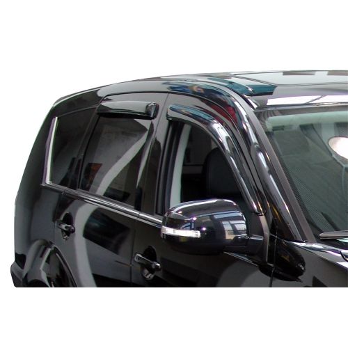  Auto Ventshade 94642 Original Ventvisor Side Window Deflector Dark Smoke, 4-Piece Set for 2011-2018 Mitsubishi Outlander