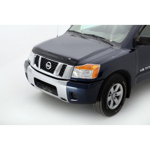  Auto Ventshade 23107 Bugflector Dark Smoke Hood Shield for 2004-2015 Nissan Titan, 2005-2015 Armada