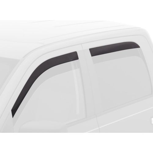  Auto Ventshade 894033 Low Profile Dark Smoke Ventvisor Side Window Deflector, 4-Piece Set for 2014-2018 Silverado & Sierra 1500, 2015-2018 Silverado & Sierra 2500HD-3500HD with Cre