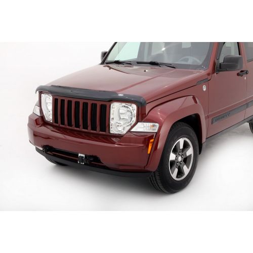  Auto Ventshade 24001 Bugflector II Dark Smoke Hood Shield for 2008-2014 Jeep Liberty