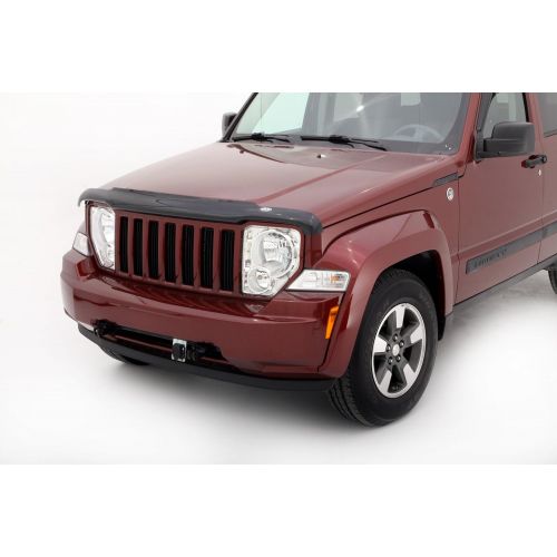  Auto Ventshade 24001 Bugflector II Dark Smoke Hood Shield for 2008-2014 Jeep Liberty