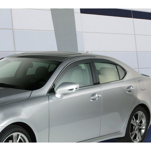  Auto Ventshade 794041 Low Profile Ventvisor Side Window Deflector with Chrome Trim, 4-Piece Set for 2012-2014 Toyota Camry