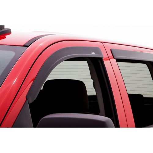  Auto Ventshade 1774036 Low Profile Matte Black Ventvisor Side Window Deflector, 4-Piece Set for 2016-2018 Toyota Tacoma Double Cab