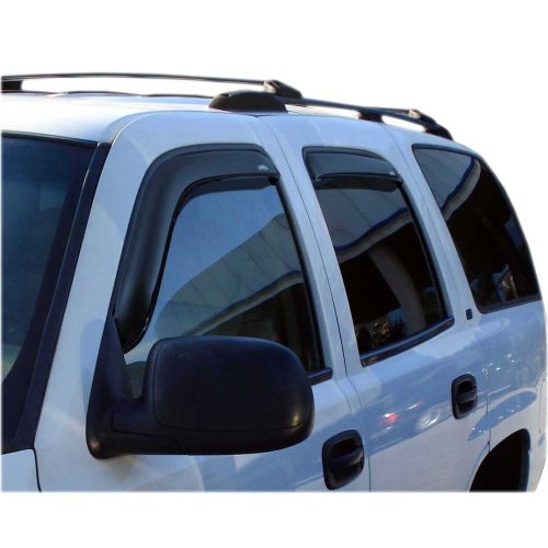  Auto Ventshade 194304 In-Channel Ventvisor Side Window Deflector, 4-Piece Set for 2002-2006 Cadillac Escalade, 2000-2006 Chevrolet TahoeGMC Yukon, 2001-2006 Yukon Denali