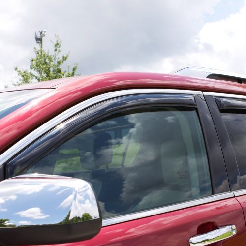  Auto Ventshade 194109 In-Channel Ventvisor Side Window Deflector, 4-Piece Set for 2009-2018 Dodge 1500 Crew Cab, 2010-2018 Ram 2500 & 3500 wCrew & Mega Cab; 2019 Ram 1500 Classic