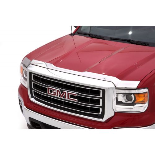  Auto Ventshade 622075 Aeroskin Flush Mount Chrome Hood Protector for 2014-2018 GMC Sierra 1500