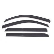 Auto Ventshade 94536 Original Ventvisor Side Window Deflector Dark Smoke, 4-Piece Set for 2014-2018 Silverado & Sierra 1500, 2015-2018 Silverado & Sierra 2500HD-3500HD with Crew Ca