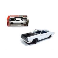 Auto World DIECAST1:18 American Muscle - 1969 1/2 Plymouth Road Runner (White) - Hemmings Muscle Machines Cover CAR May 2008 AMM1147 by AUTO WORLD
