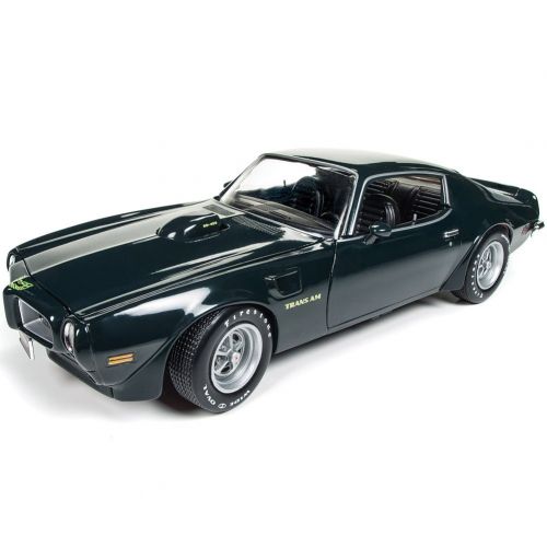  1973 Pontiac Firebird Trans Am, Brewster Green - Auto World AMM1109 - 118 Scale Diecast Model Toy Car