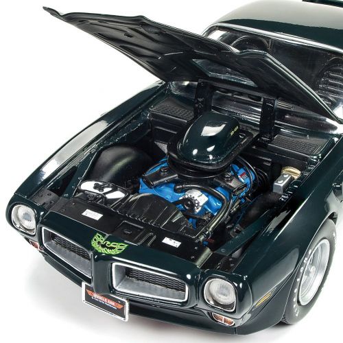  1973 Pontiac Firebird Trans Am, Brewster Green - Auto World AMM1109 - 118 Scale Diecast Model Toy Car