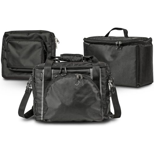  AutoExec BusinessCase-06 BlackGrey Business Case with One Tablet Case and One Hanging File Holder