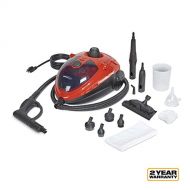 AutoRight C900054.M Red SteamMachine Multi-Purpose Steam Cleaner, 11 Accessories Included