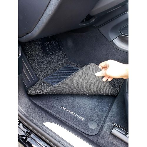  Autotech Zone Custom Fit Heavy Duty Custom Fit Car Floor Mat for 2012-2019 Volkswagen Beetle Coupe, All Weather Protector 4 Pieces Set (Black)
