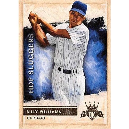  Autograph Warehouse Billy Williams baseball card 2015 Diamond Kings #15 HOF Sluggers Insert Edition (Chicago Cubs)