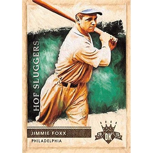  Autograph Warehouse Jimmie Foxx baseball card 2015 Diamond Kings #20 HOF Sluggers Insert Edition (Philadelphia Athletics)