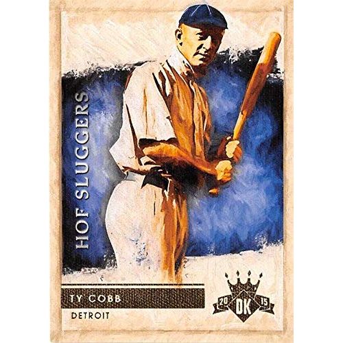  Autograph Warehouse Ty Cobb baseball card 2015 Diamond Kings #19 HOF Sluggers Insert Edition (Detroit Tigers)