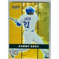 Autograph Warehouse Sammy Sosa baseball card (Chicago Cubs Slugger) 2000 Topps Bowman Best #50